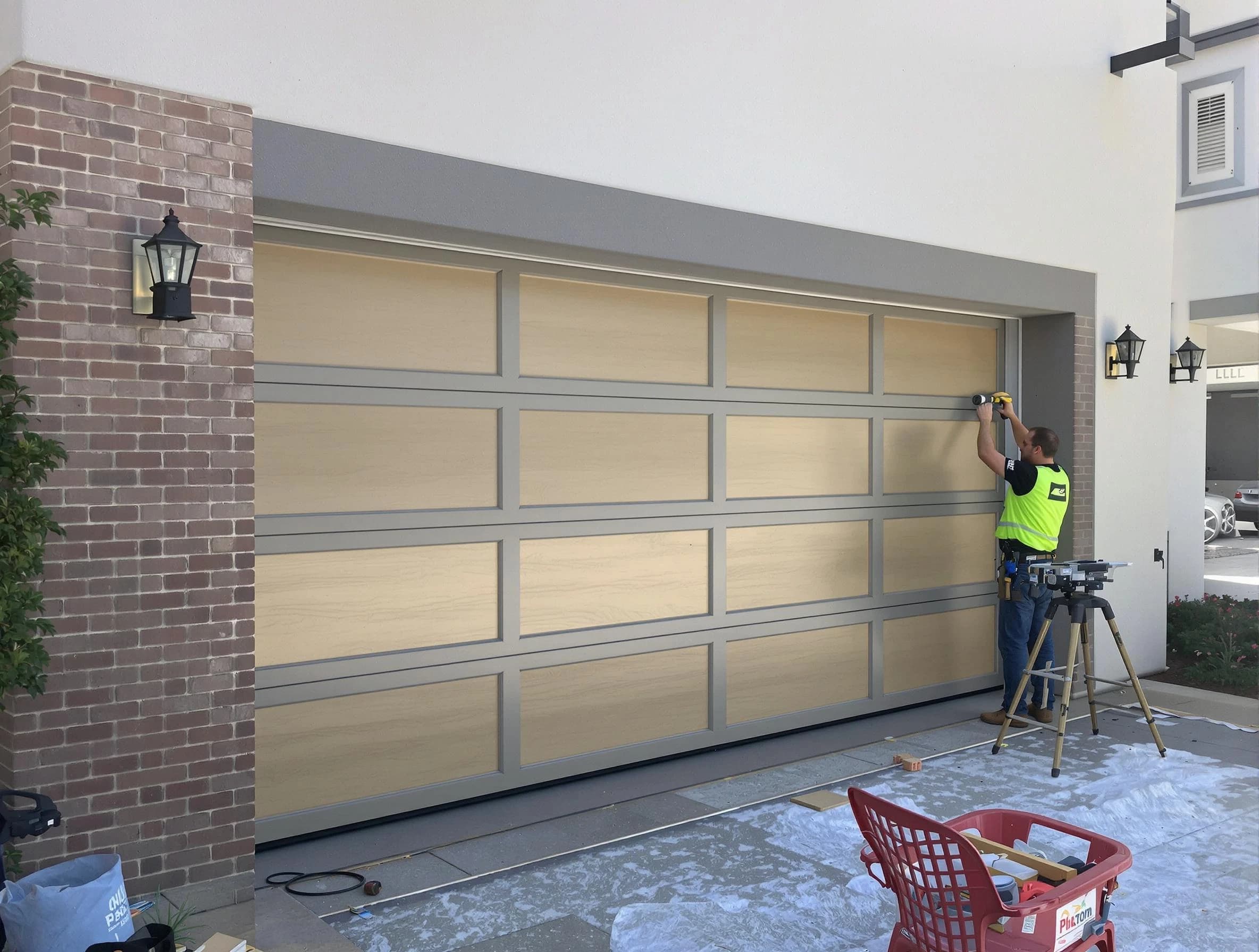 Garage door replacement service by Forest Hills Garage Door Repair in Forest Hills