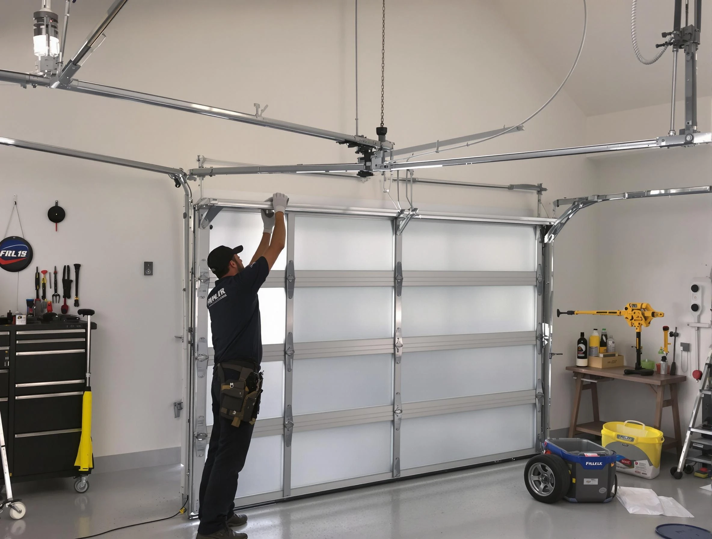 Forest Hills Garage Door Repair certified team performing precision garage door installation in Forest Hills